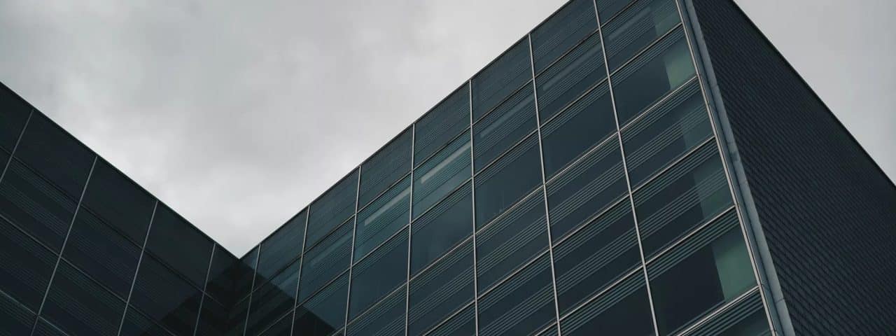 Detail of a business and finance building